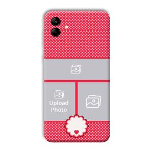 Little Hearts Customized Printed Back Cover for Samsung Galaxy M04