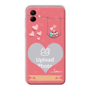Love Birds Design Customized Printed Back Cover for Samsung Galaxy M04