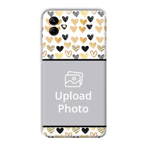 Small Hearts Customized Printed Back Cover for Samsung Galaxy M04