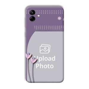 Lilac Pattern Customized Printed Back Cover for Samsung Galaxy M04