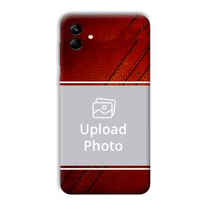 Solid Red Customized Printed Back Cover for Samsung Galaxy M04