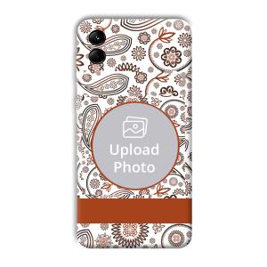 Henna Art Customized Printed Back Cover for Samsung Galaxy M04