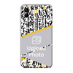 Letters Customized Printed Back Cover for Samsung Galaxy M04