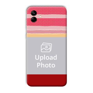 Red Pink Design Customized Printed Back Cover for Samsung Galaxy M04