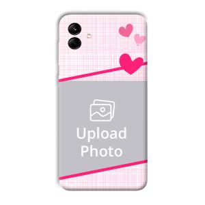Pink Check Customized Printed Back Cover for Samsung Galaxy M04