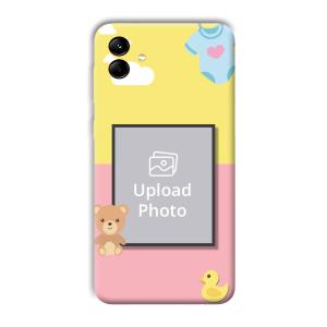 Teddy Bear Baby Design Customized Printed Back Cover for Samsung Galaxy M04