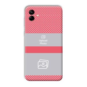 Pink Polka Customized Printed Back Cover for Samsung Galaxy M04
