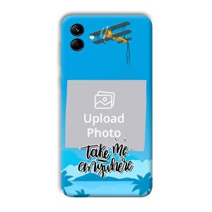Take Me Anywhere Travel Customized Printed Back Cover for Samsung Galaxy M04