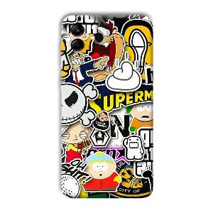 Cartoons Phone Customized Printed Back Cover for Samsung Galaxy M04