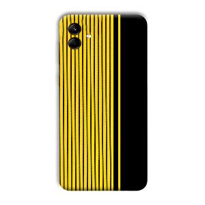 Yellow Black Design Phone Customized Printed Back Cover for Samsung Galaxy M04