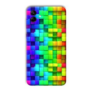 Square Blocks Phone Customized Printed Back Cover for Samsung Galaxy M04