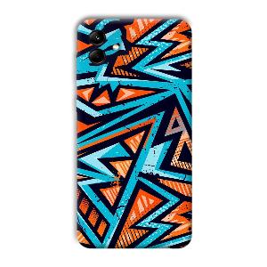Zig Zag Pattern Phone Customized Printed Back Cover for Samsung Galaxy M04