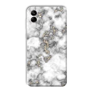 Grey White Design Phone Customized Printed Back Cover for Samsung Galaxy M04