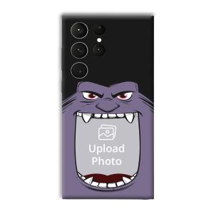 Purple Monster Customized Printed Back Cover for Samsung Galaxy S23 Ultra