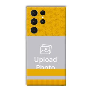 Mustard Flowers Customized Printed Back Cover for Samsung Galaxy S23 Ultra