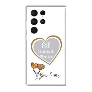 You & Me Customized Printed Back Cover for Samsung Galaxy S23 Ultra