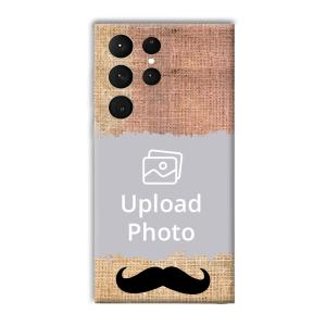 Moustache Customized Printed Back Cover for Samsung Galaxy S23 Ultra
