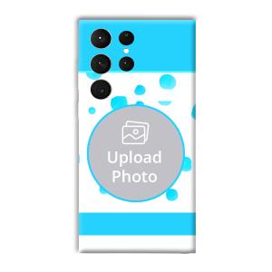 Bluish Customized Printed Back Cover for Samsung Galaxy S23 Ultra