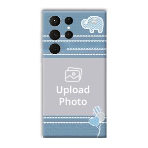 Elephant Customized Printed Back Cover for Samsung Galaxy S23 Ultra
