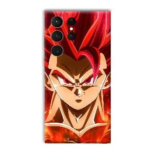 Goku Design Phone Customized Printed Back Cover for Samsung Galaxy S23 Ultra