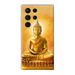 Golden Buddha Phone Customized Printed Back Cover for Samsung Galaxy S23 Ultra