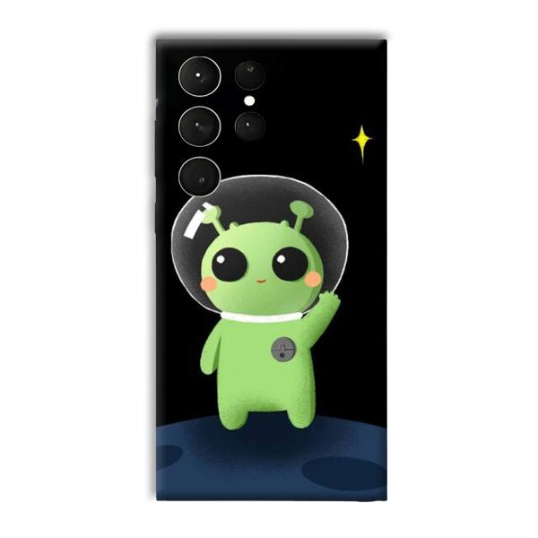 Alien Character Phone Customized Printed Back Cover for Samsung Galaxy S23 Ultra