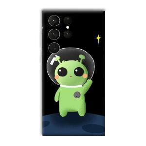 Alien Character Phone Customized Printed Back Cover for Samsung Galaxy S23 Ultra