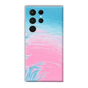 Pink Water Phone Customized Printed Back Cover for Samsung Galaxy S23 Ultra