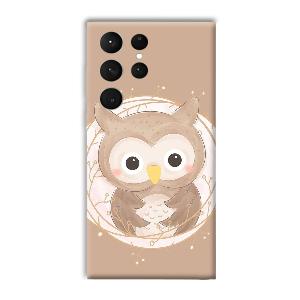 Owlet Phone Customized Printed Back Cover for Samsung Galaxy S23 Ultra