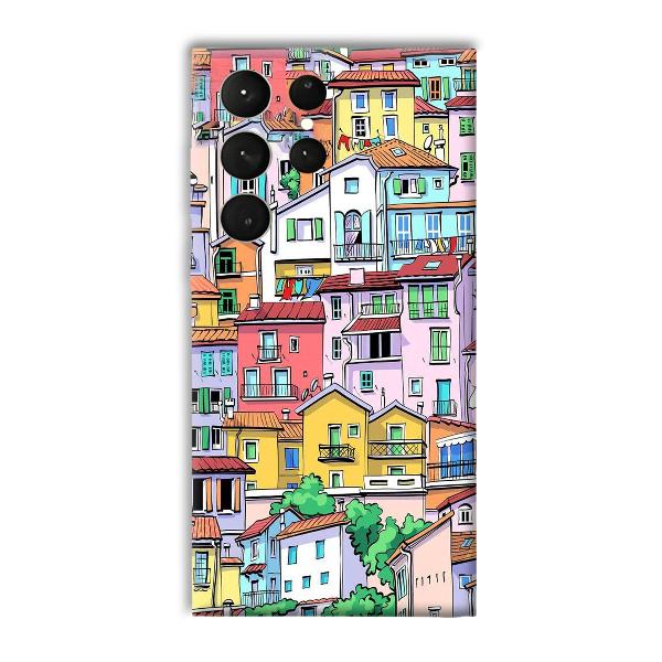Colorful Alley Phone Customized Printed Back Cover for Samsung Galaxy S23 Ultra