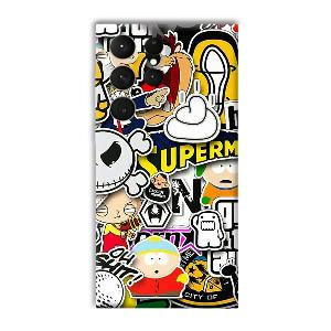 Cartoons Phone Customized Printed Back Cover for Samsung Galaxy S23 Ultra