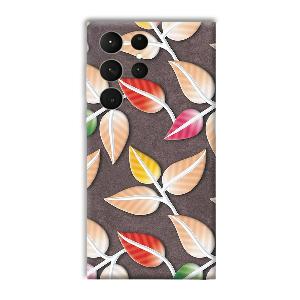 Leaves Phone Customized Printed Back Cover for Samsung Galaxy S23 Ultra
