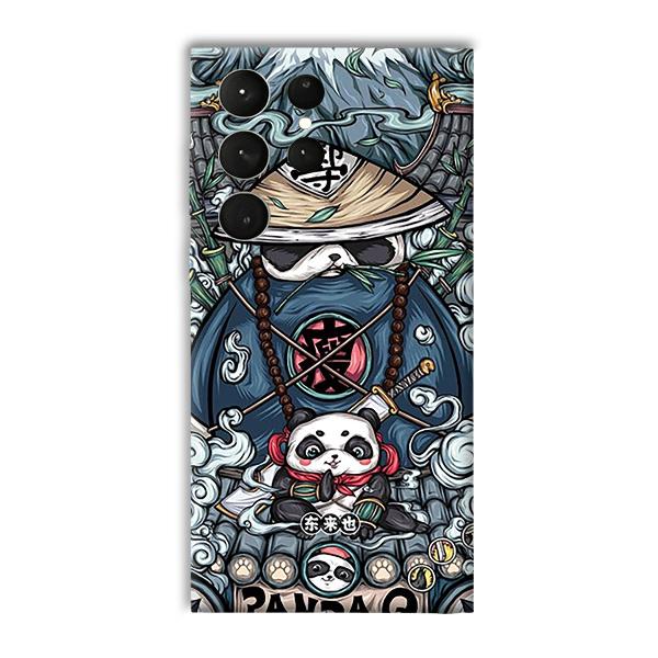 Panda Q Phone Customized Printed Back Cover for Samsung Galaxy S23 Ultra