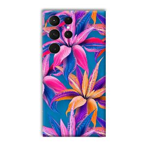 Aqautic Flowers Phone Customized Printed Back Cover for Samsung Galaxy S23 Ultra