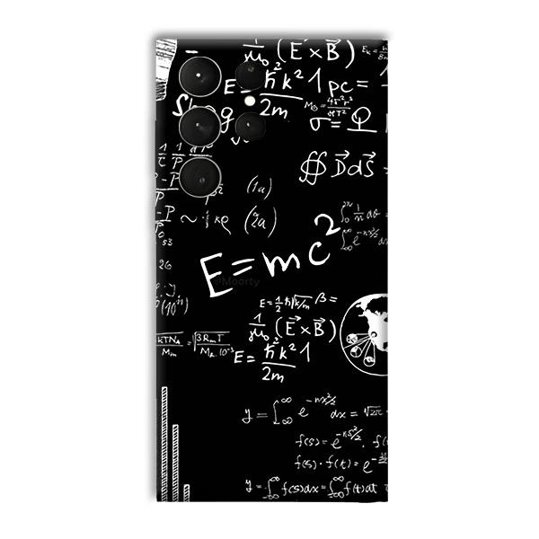 E is Equal To MC2 Phone Customized Printed Back Cover for Samsung Galaxy S23 Ultra