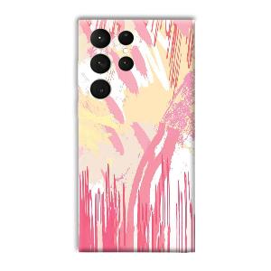 Pink Pattern Designs Phone Customized Printed Back Cover for Samsung Galaxy S23 Ultra