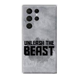 Unleash The Beast Phone Customized Printed Back Cover for Samsung Galaxy S23 Ultra