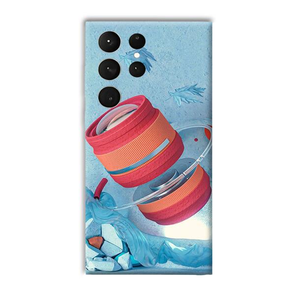 Blue Design Phone Customized Printed Back Cover for Samsung Galaxy S23 Ultra