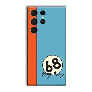 Vintage Racing Phone Customized Printed Back Cover for Samsung Galaxy S23 Ultra