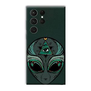 Alien Phone Customized Printed Back Cover for Samsung Galaxy S23 Ultra