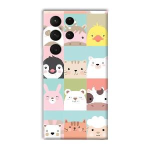 Kittens Phone Customized Printed Back Cover for Samsung Galaxy S23 Ultra