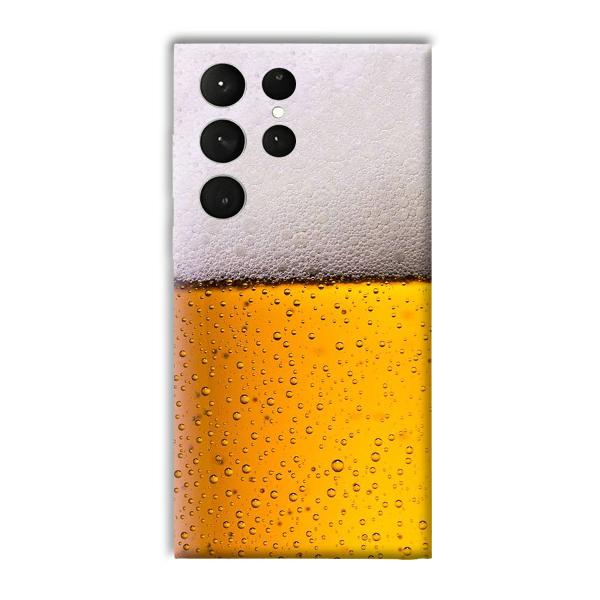 Beer Design Phone Customized Printed Back Cover for Samsung Galaxy S23 Ultra