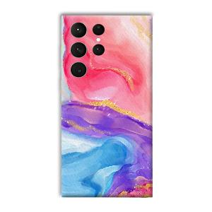 Water Colors Phone Customized Printed Back Cover for Samsung Galaxy S23 Ultra
