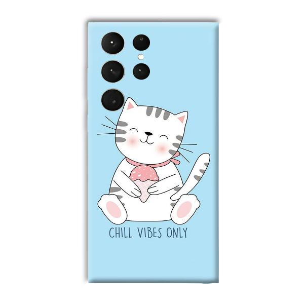 Chill Vibes Phone Customized Printed Back Cover for Samsung Galaxy S23 Ultra