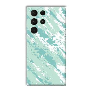Sky Blue Design Phone Customized Printed Back Cover for Samsung Galaxy S23 Ultra