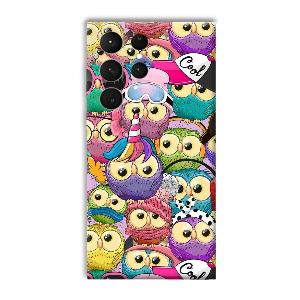 Colorful Owls Phone Customized Printed Back Cover for Samsung Galaxy S23 Ultra