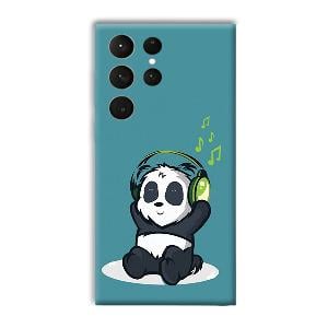 Panda  Phone Customized Printed Back Cover for Samsung Galaxy S23 Ultra