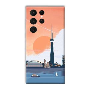 City Design Phone Customized Printed Back Cover for Samsung Galaxy S23 Ultra