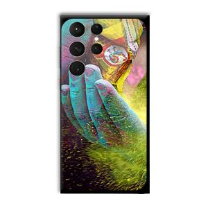 Festival of Colors Customized Printed Glass Back Cover for Samsung Galaxy S23 Ultra