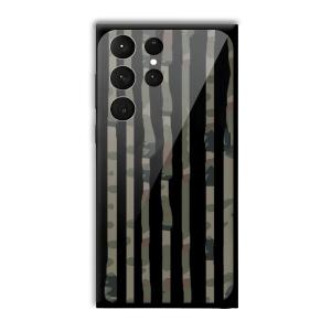 Camo Customized Printed Glass Back Cover for Samsung Galaxy S23 Ultra